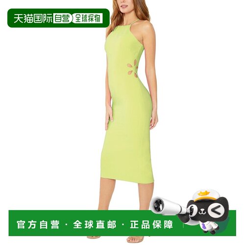 自营LIKELY Becky Dress - green 美国奥莱直发连衣裙吊带包臀裙