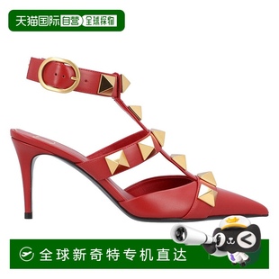 自營(yíng) 美國(guó)奧萊直發(fā) 紅色 valentino羅馬雙頭泵80Mm紅色