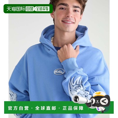 自营Aeropostale Quiksilver Hibiscus Boxy Pullover Hoodie - l