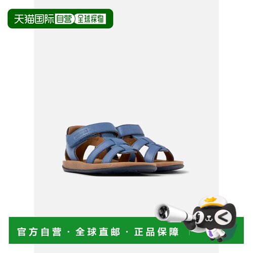自营camper凉鞋儿童露营鞋Bicho First Walker-蓝色 美国奥莱直发