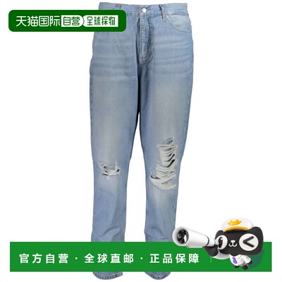 自营Calvin Klein Cotton Woman Women's Jeans - blue 美国奥莱