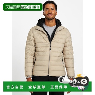 Hooded siena Quilted natural 美国 Jacket 自营guessHarrison
