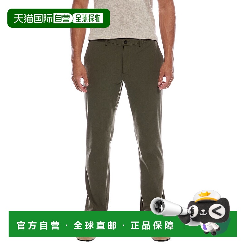 自营 Theory Zaine弹力长裤-绿色休闲裤 美国奥莱直发