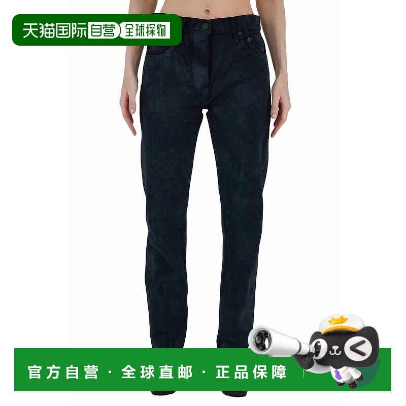 自营moussyBanning Straight Jeans In Black - black 美国奥莱直