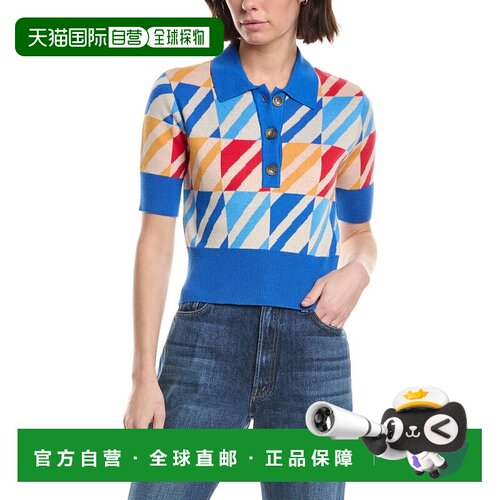 自营MOTHER The Dandy Henley Sweater - blue 美国奥莱直发