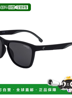 自营 Carrera中性款56mm哑光黑色太阳镜-哑光黑色 美国奥莱直发