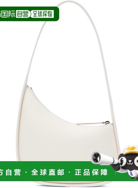 1h可退 香港直邮潮奢 The Row 女士 灰白色 Half Moon 单肩包 W12