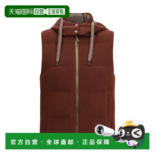 自营Brunello Cucinelli Cotton Sleveless Women's Jacket - bro