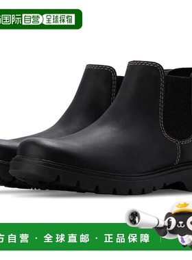 自营Eastland Norway Chelsea Men's Black Leather Pull-On Ankl