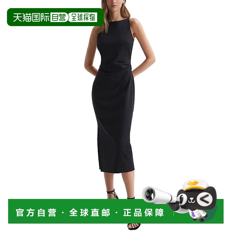 自营 Reiss Scarlett连衣裙-黑色 美国奥莱直发