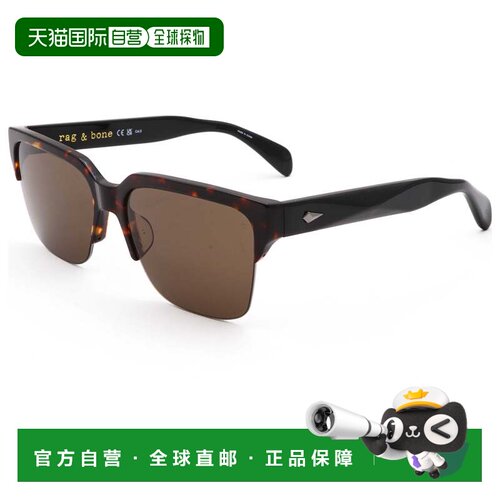 自营rag & boneRag&Bone男式58毫米哈瓦那太阳镜-哈瓦那 美国奥莱