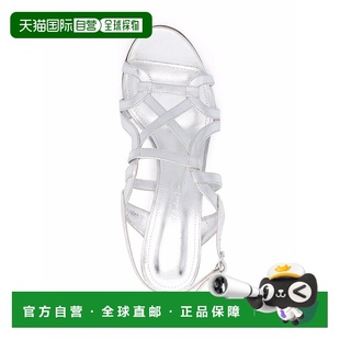 银色 自营salvatore 85毫米系带凉鞋 Gal 美 ferragamoFerragamo