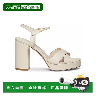 weitzman stuart 女士 凉鞋 真皮搭扣舒适 厚底高跟鞋 美国直邮