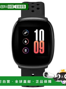 自营Timex Men's Iconnect Black Square 36mm - black 美国奥莱