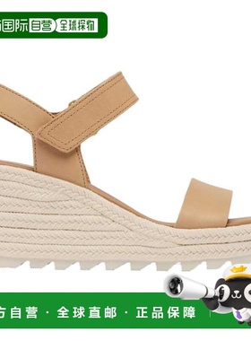 自营Sorel Cameron Wedge Sandal Honest Beige/ChaIk  1999181-2