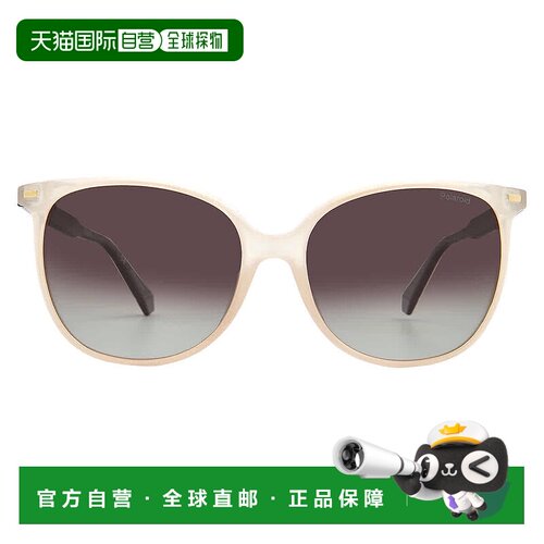 自营Polaroid Polarized Brown Shaded Square Ladies Sunglasses