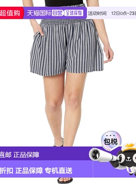 自营Carve Designs Leah Shorts Women's Navy Striped Smocked P