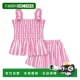Habitual Set Smocked 自营 Top Short pink 美国奥莱直发
