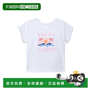 and 白色 Jack T恤 美国奥莱直发 Vacay褶边袖 自营Janie