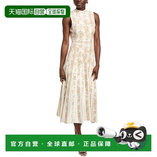 棕褐色 自营 Midi连衣裙 Rose 美国奥莱直发长裙 Lela