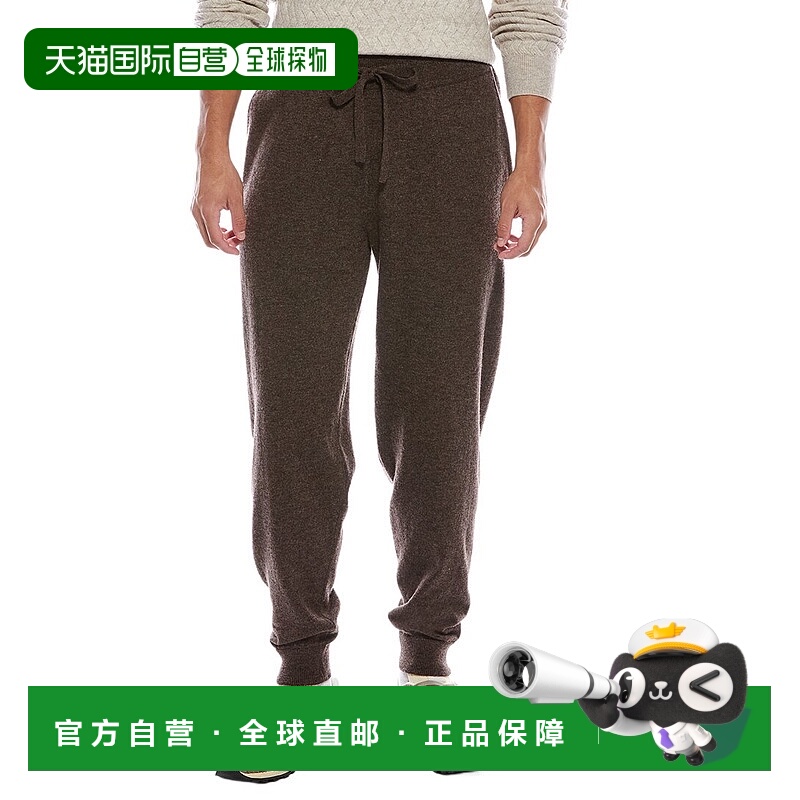 自营Brodie Cashmere Wool & Cashmere-Blend Jogger - brown 美