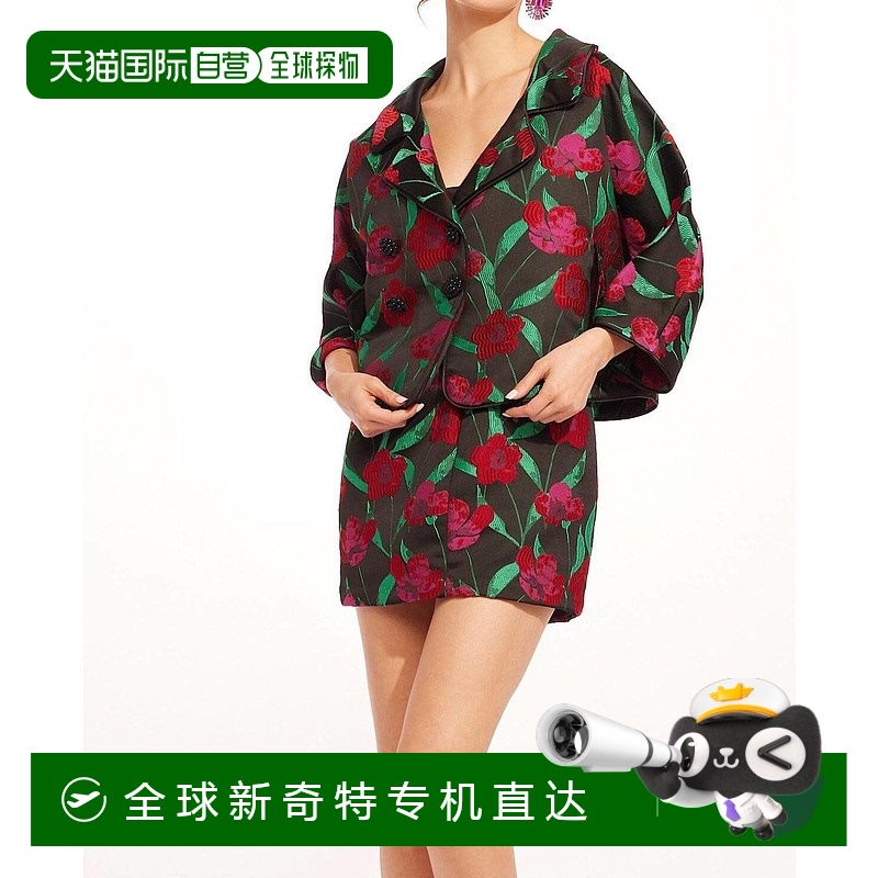 自营eva francoManolo Jacket In Roses And Thorns - roses and