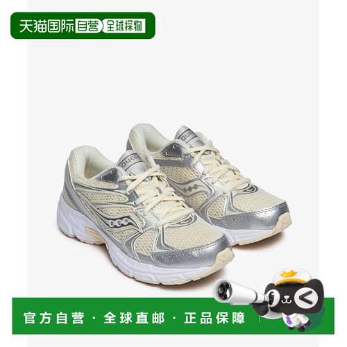 自营Saucony Ride千年S60812-2女士奶油银色生活方式鞋TF8774-白