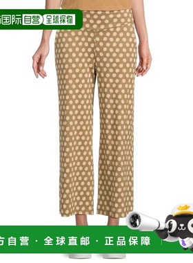 自营Toad&Co Chaka Pants Women's Brown Elastic Waist Wide Leg