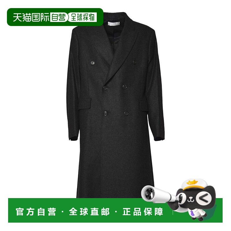 自营our legacyLong Double-Breasted Coat With Classic Lapel A