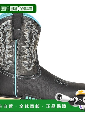 1h可退 【美国直邮】Corral 农场与牧场方头女牛仔靴 黑色 8 5 英