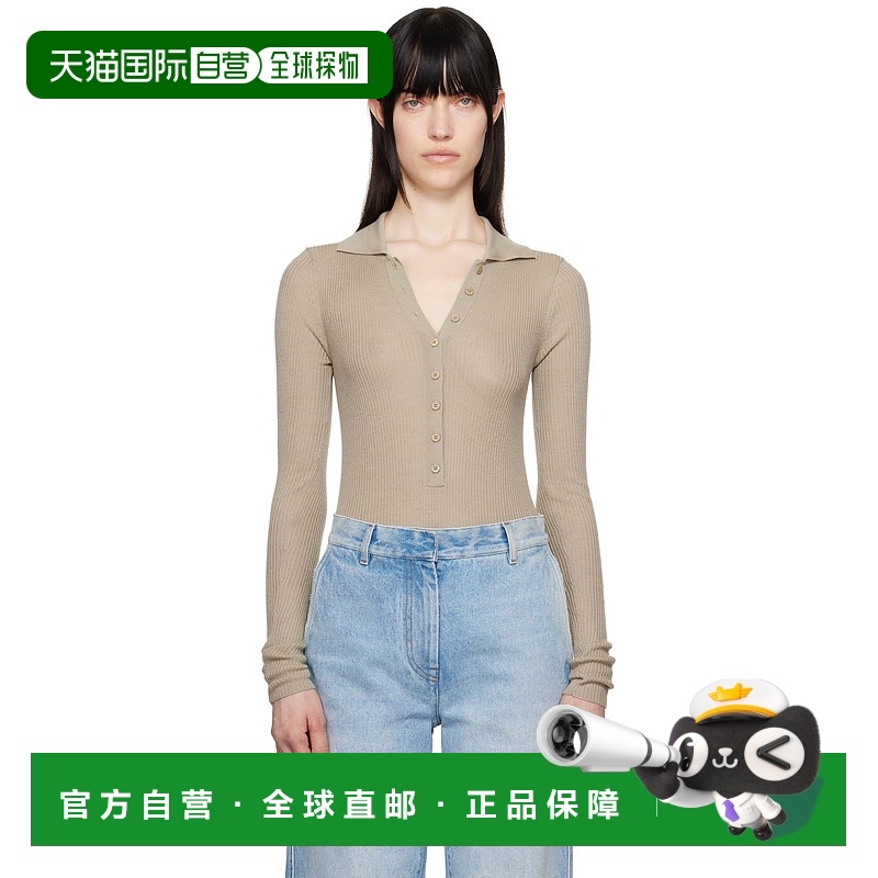 1h可退 香港直邮潮奢 The Frankie Shop 女士 米色 Solana Polo