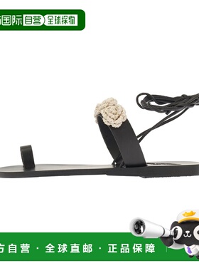 自营 Ancient Greek Sandals Sevili 皮革凉鞋 - 黑色/米色 美国