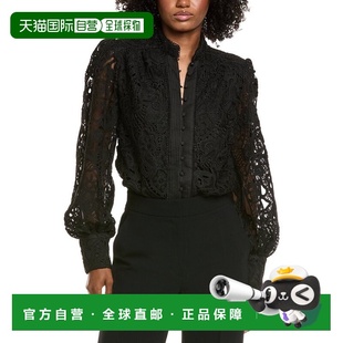 自营Bardot Remy Lace Bodysuit - Black 连体衣性感美国奥莱直发