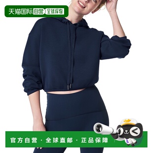 午夜海军蓝 自营SPANX 连帽衫 Essentials修身 美国奥莱直发 Air
