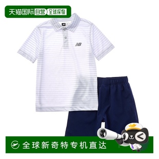 Balance 和梭织短衫 自营New 2件套Polo衫 直发 灰色 美国奥莱