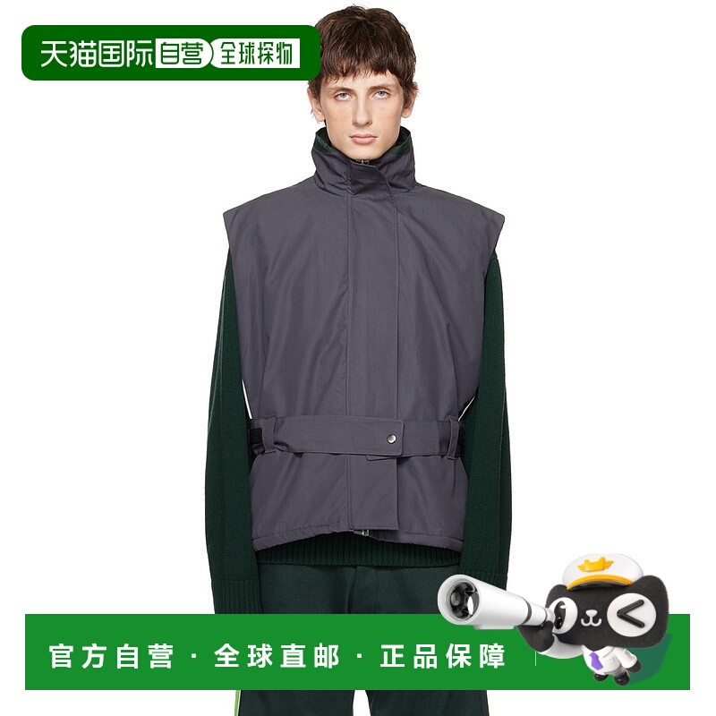 1h可退 香港直邮潮奢 Robyn Lynch 男士 灰色 Boxy 马甲 AW23RLJK
