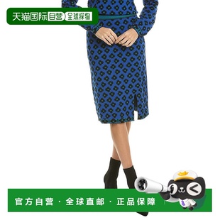 Diane 蓝色 von 古斯塔羊毛混纺铅笔裙 美国 Furstenberg 自营