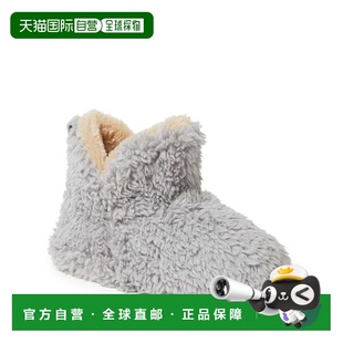 自营Dearfoams Women's Chelsea Shaggy Pile Bootie Fuzzy House