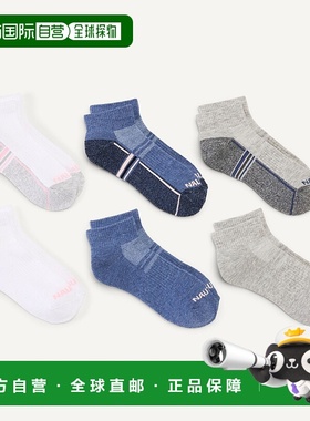 自营Nautica Womens Athletic Quarter Socks, 6-Pack - ultra bl