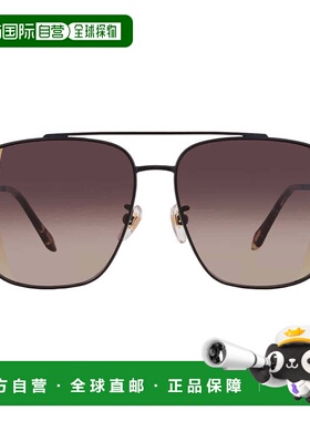 自营Just Cavalli Brown Gradient Mirror Gold Navigator Ladies