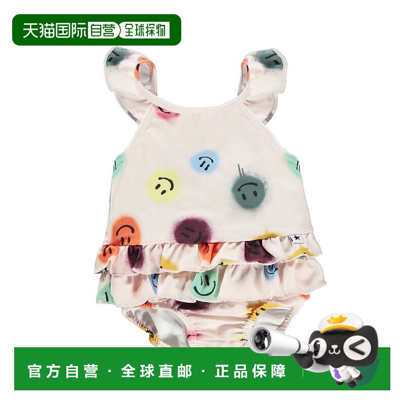 自营moloNalani 笑脸印花泳衣 - 粉色 美国奥莱直发