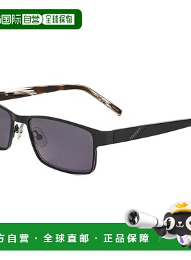 自营 Hackett男士54毫米黑色太阳镜-黑色 美国奥莱直发