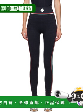 1h可退 香港直邮潮奢 Casablanca 女士 黑色 Seamless 运动紧身裤