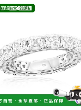 自营Suzy Levian Sterling Silver Cubic Zirconia White Cushion