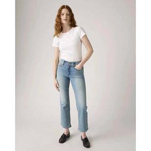 自营Levi Womens Relaxed Jeans Denim Wedgie Premium Blue