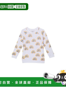 自营Chaser Sweatshirt Kids Pink Rainbow Crew Neck Long Sleev