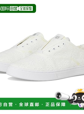 自营Cole Haan GrandPro Harbor运动鞋女式白色帆布休闲鞋ZOGG394