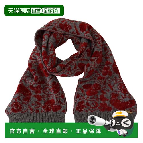自营GF Ferre  Knitted Wrap Warmer Womens Shawl Scarf - red
