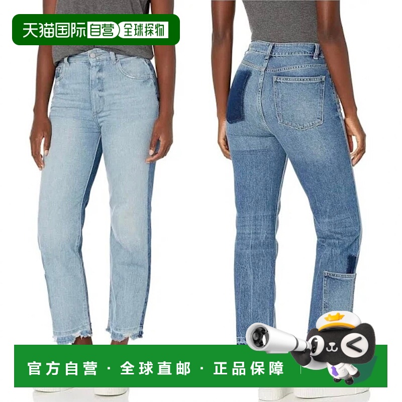 自营 dl1961Jerry High Rise 复古直筒裤 - sebring 美国奥莱直发