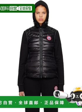 1h可退 香港直邮潮奢 Canada Goose 加拿大鹅 女士 黑色 HyBridge